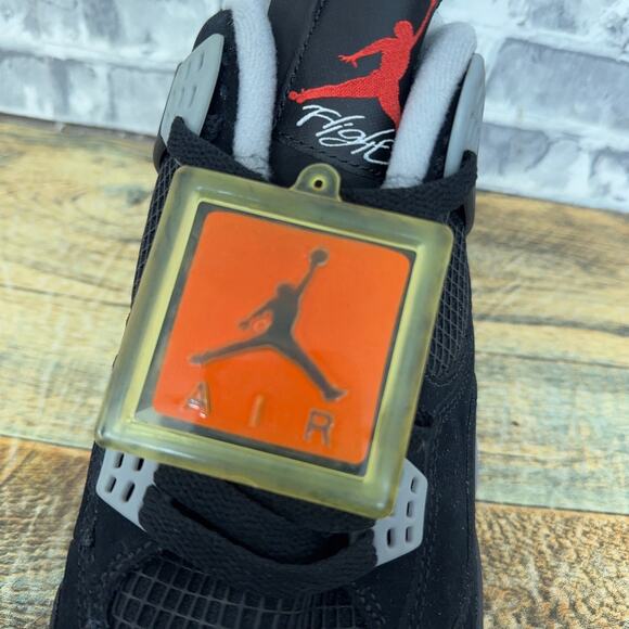 Nike Air Jordan 4 Retro Bred Black Cement Grey Red 308497-089 Mens Size 12 New